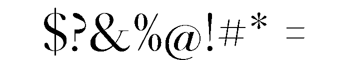 Sigurd Variable Regular Font OTHER CHARS