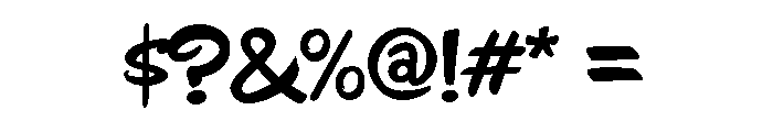 Silver Northern Regular Font OTHER CHARS