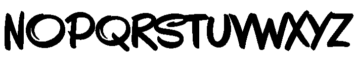 Silver Northern Regular Font UPPERCASE
