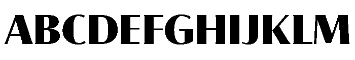 Silver Streak Variable Heavy Font UPPERCASE