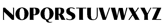 Silver Streak Variable Heavy Font UPPERCASE