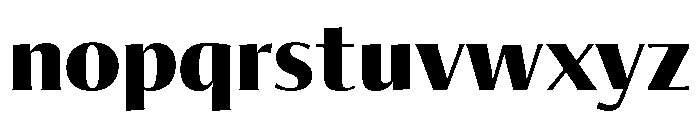 Silver Streak Variable Heavy Font LOWERCASE