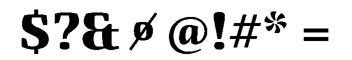Silver Streak Variable Semibold Font OTHER CHARS