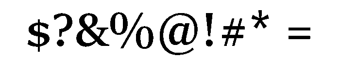 Sitka Banner Semibold Font OTHER CHARS