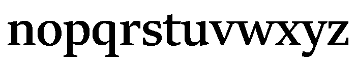Sitka Display Semibold Font LOWERCASE