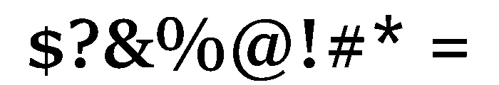 Sitka Heading Semibold Font OTHER CHARS