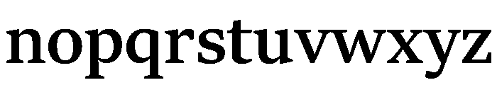 Sitka Heading Semibold Font LOWERCASE