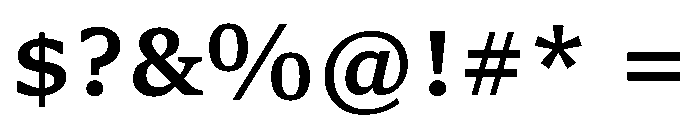 Sitka Small Semibold Font OTHER CHARS