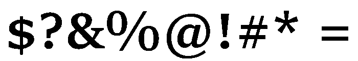 Sitka Text Semibold Font OTHER CHARS