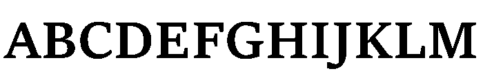 Sitka Text Semibold Font UPPERCASE