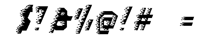 SIGNAL BREAK Font OTHER CHARS