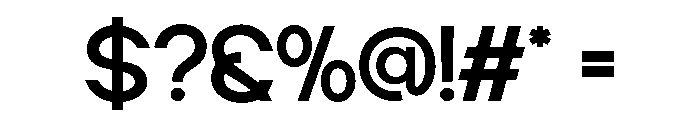 SIRFITE-Regular Font OTHER CHARS