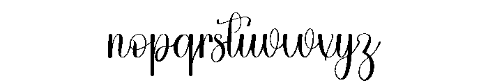 Siblings Bonding Font LOWERCASE