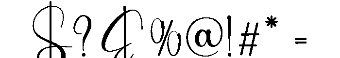 Siblings-Regular Font OTHER CHARS