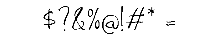 Sidewalk Notes Font OTHER CHARS