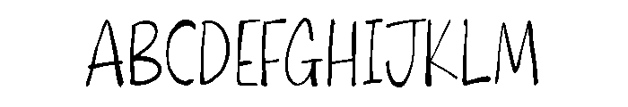 Sidewalk Notes Font UPPERCASE