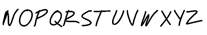Sidewalk Scribble Medium Font UPPERCASE