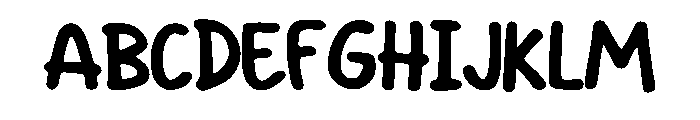 Sididek Handwriting Regular Font UPPERCASE