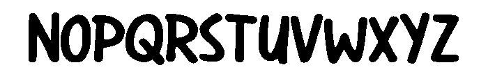 Sididek Handwriting Regular Font UPPERCASE