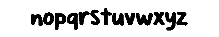 Sididek Handwriting Regular Font LOWERCASE