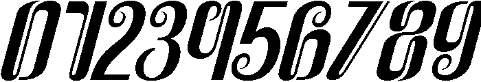 Sidosari Slant Font OTHER CHARS