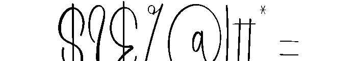 Sidway Valentine Font OTHER CHARS