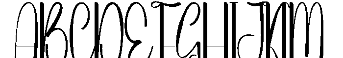 Sidway Valentine Font UPPERCASE