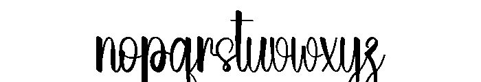 Sidway Valentine Font LOWERCASE