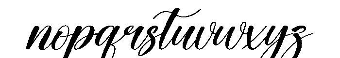 Sidway Font LOWERCASE