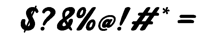 Siesha Font OTHER CHARS