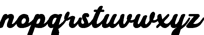 Siesha Font LOWERCASE