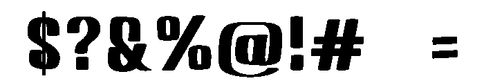 Sigaran Font OTHER CHARS