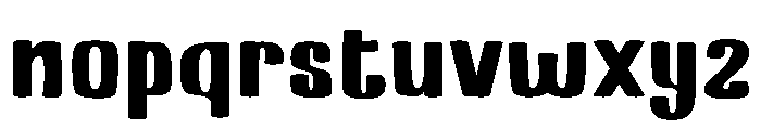 Sigaran Font LOWERCASE