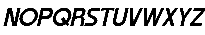 Siglas Slant Font UPPERCASE
