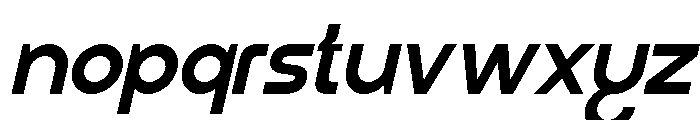 Siglas Slant Font LOWERCASE