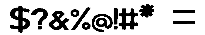 Sign_Painter Font OTHER CHARS