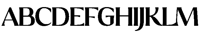Signa Regular Font UPPERCASE
