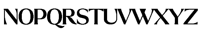 Signa Regular Font UPPERCASE