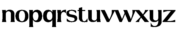 Signa Regular Font LOWERCASE