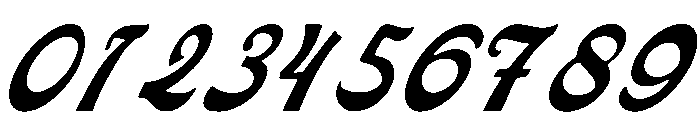 Signage Heritage Italic Font OTHER CHARS