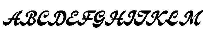 Signage Heritage Font UPPERCASE