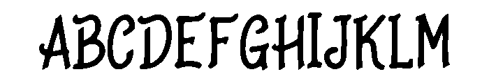 Signage Font UPPERCASE