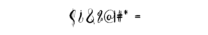 Signatur Engagement Font OTHER CHARS