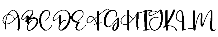 Signaturday Font UPPERCASE
