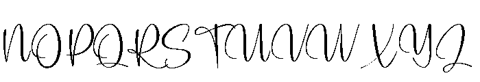 Signature Birthday Regular Font UPPERCASE