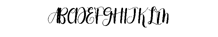Signature Daily Font UPPERCASE