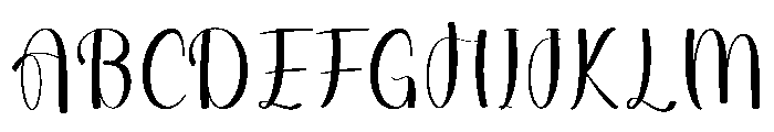 Signature Enchanting Font UPPERCASE