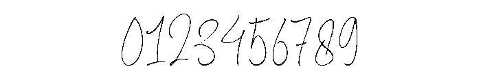 Signature Ganintra Regular Font OTHER CHARS
