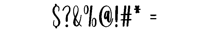 Signature Girlband Font OTHER CHARS
