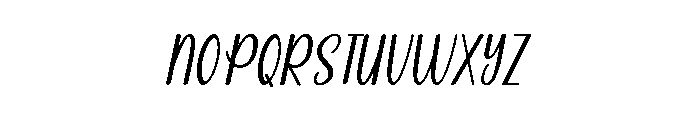 Signature Handwriting Regular Font UPPERCASE